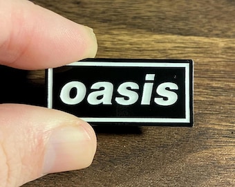 Oasis Logo Enamel Pin | Original Decca OG 90s, Morning Glory, Definitely Maybe, Reunion