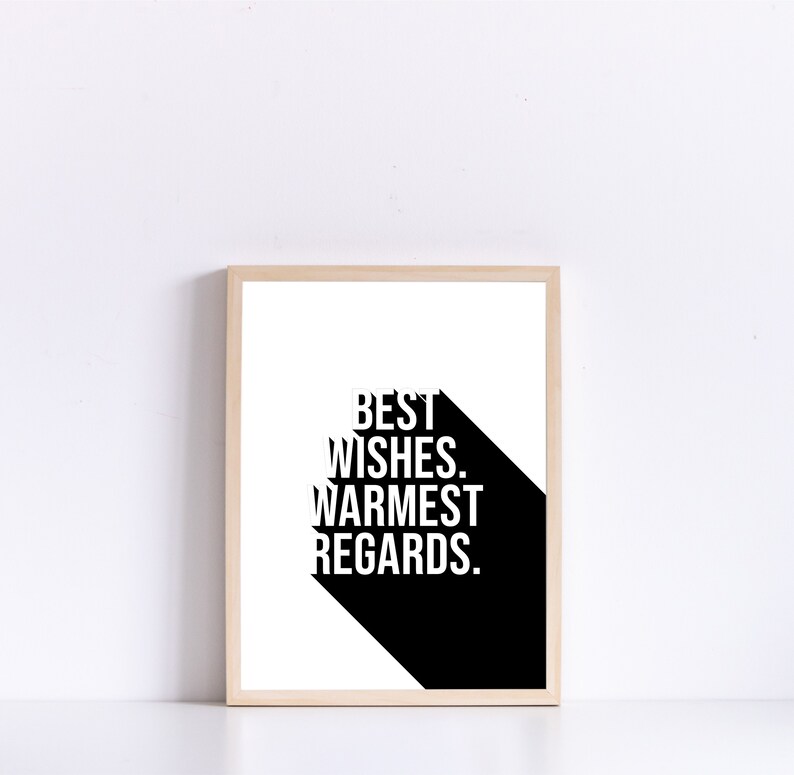 Best Wishes Warmest Regards Schitts Creek Print David Rose Etsy