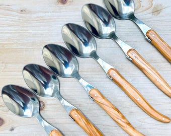 残り1個】ラギオール/ライヨール カトラリー ゴールド／ブラック