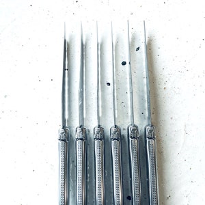 Laguiole Knives Set of 6 | Authentic Laguiole Knives | Stainless Steel Handle - Handmade Laguiole Cutlery, Dishwasher Safe, Made in France