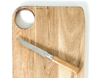 Oak Chopping Board | Hard-wearing Cutting Board – European Engineered Oak Wood, Kitchen Board, Sanded, Treated, Food Safe
