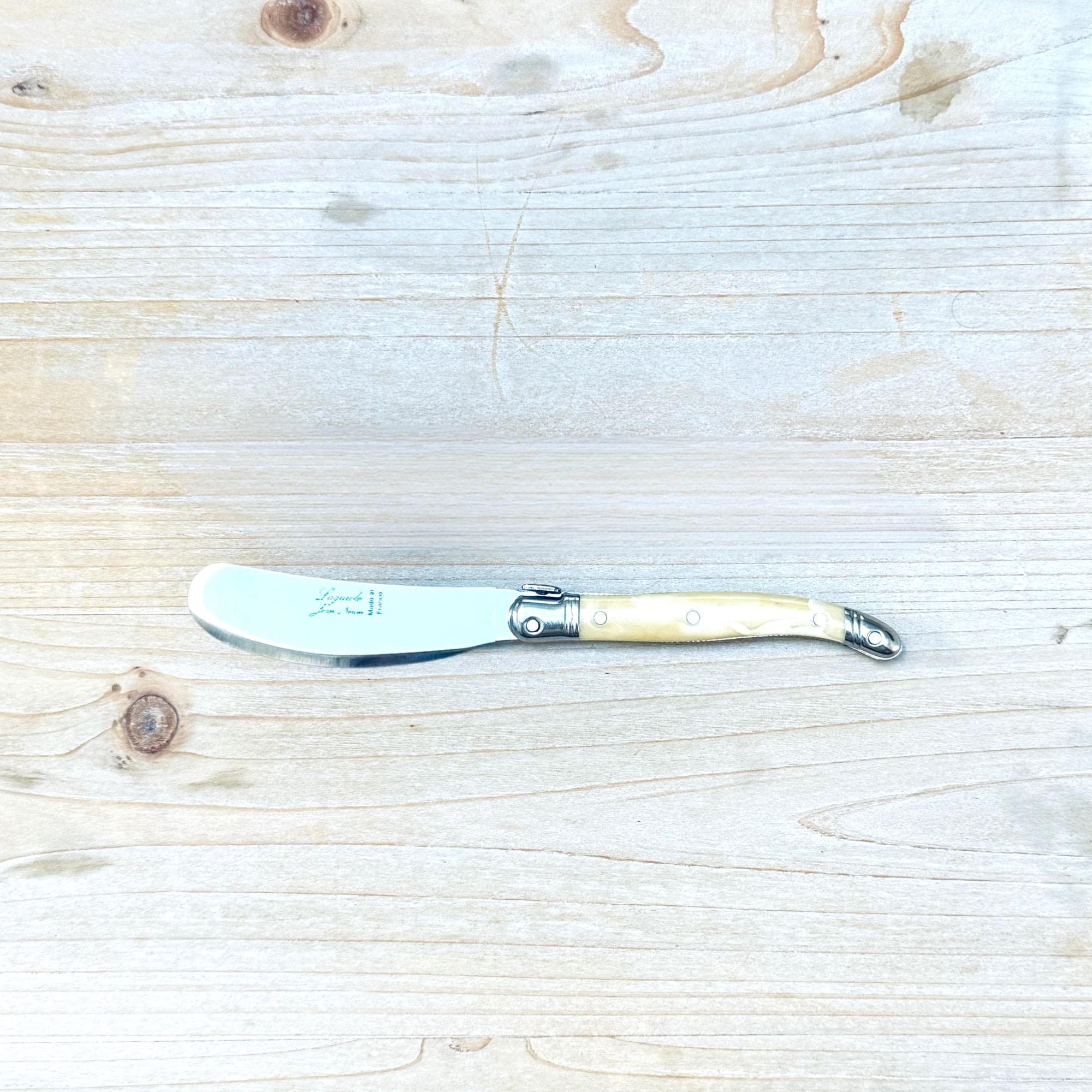 Laguiole Mini Butter Knife | Authentic Laguiole Cutlery | 2 Colours Available, ABS Handle - Micro-serrated Blade, Made in France