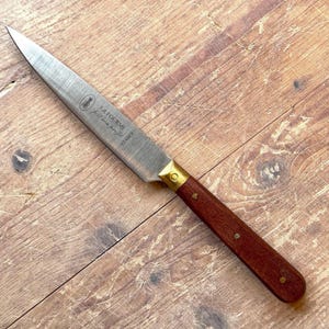 French Paring Knife - Rosewood Handle, Stainless Steel Blade, Made in France