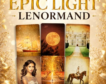 Epic Light Lenormand Card Deck