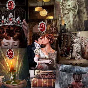Lenormand Add-On – 36 Extra Oracle Cards – Vintage-Style Expansion for Grand Avenue Deck
