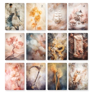 Cartes Lenormand Malumee – Jeu de divination et de cartomancie – 36 cartes image 2