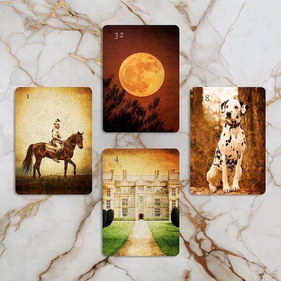 エピックライト ルノルマンカードデッキ - タロット占いデッキ - Etsy 日本