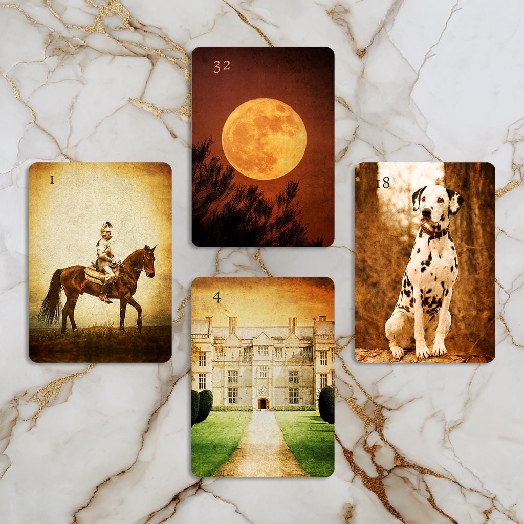 エピックライト ルノルマンカードデッキ - タロット占いデッキ - Etsy 日本