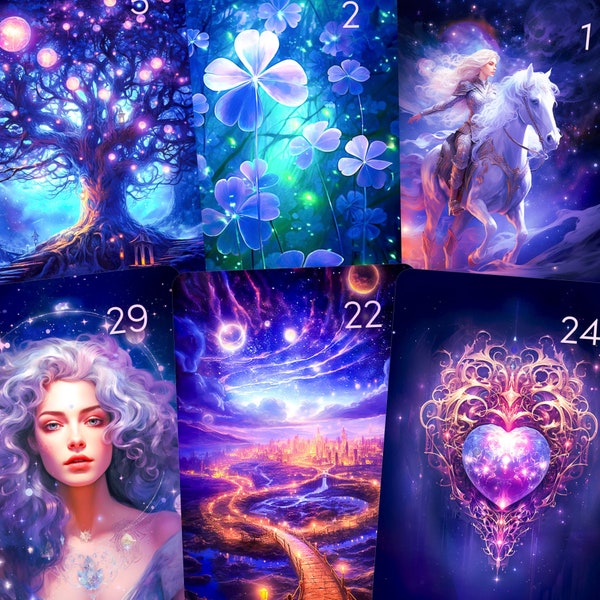 Starlit Serenade Lenormand card deck