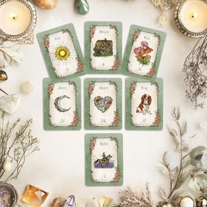 Baralho de cartas Lenormand Floraneum