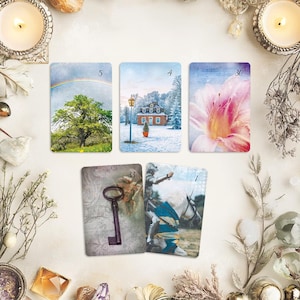 Lichtblick Lenormand – 36 carte vintage per la predizione della fortuna – Elegante mazzo Oracle