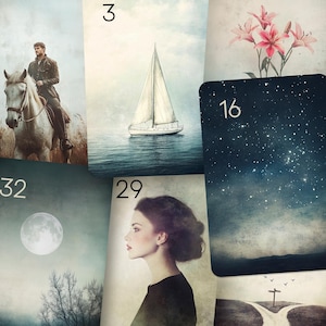 Mazzo Lenormand Sensapura – Carte Oracolo Pure ed Eleganti
