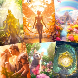 Jeu complémentaire Fairylandia Lenormand – 36 cartes d'extension pour Oracle et Divination – Extension de jeu pour Lenormand