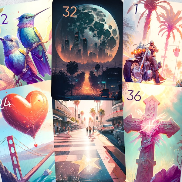 Cosmic California Lenormand card deck - only few left!