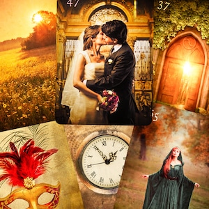 Baralho de cartas adicionais Epic Light Lenormand com livreto