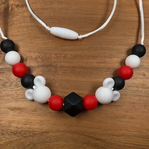 Silicone Sensory Necklace | Silicone Bead Sensory Necklace | Silicone Bead Jewelry |  Fidget Necklace | Silicone Necklace | Fidget Jewelry