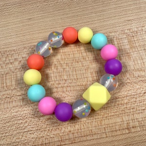 Silikon-Armband | Fidget Armband | Sensorisches Zubehör | Silikon Zubehör | Fidget Schmuck | Silikonperle