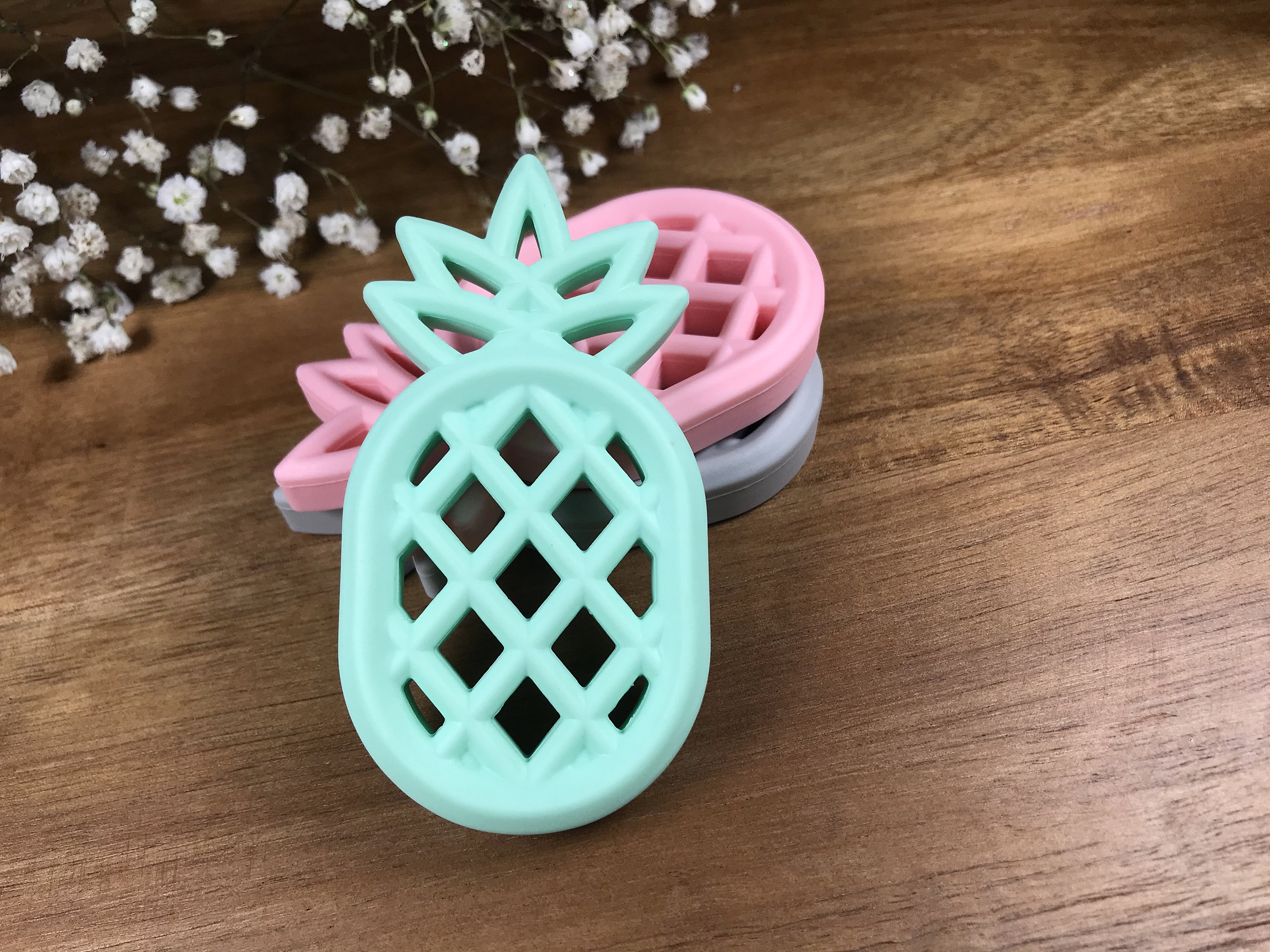Pineapple Silicone Teether Teething Toy Sensory Teether Etsy