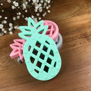 Pineapple Silicone Teether Teething Toy Sensory Teether Baby Teether Silicone Baby Girl Baby Boy Baby Gift Baby Shower Gift image 6