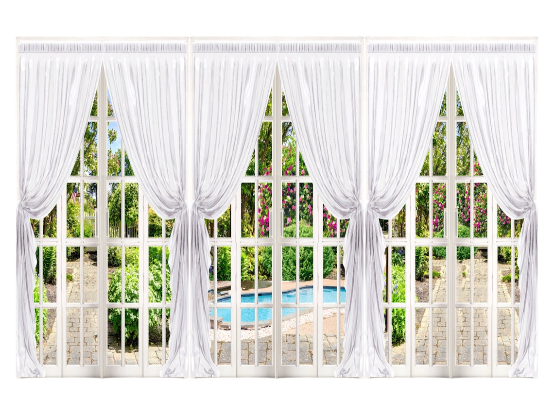 STICKERS 16 Scale 3 Panel Garden Patio Door STICKER SET for Etsy