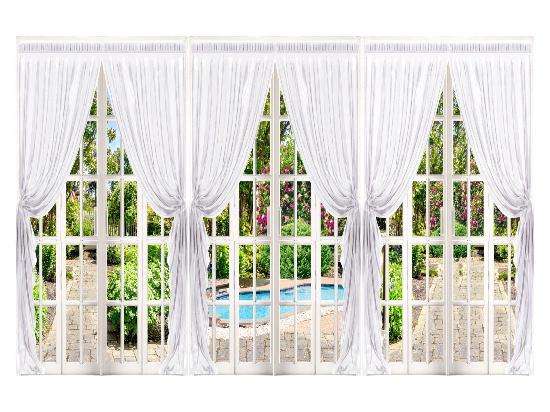 STICKERS 16 Scale 3 Panel Garden Patio Door STICKER SET for Etsy