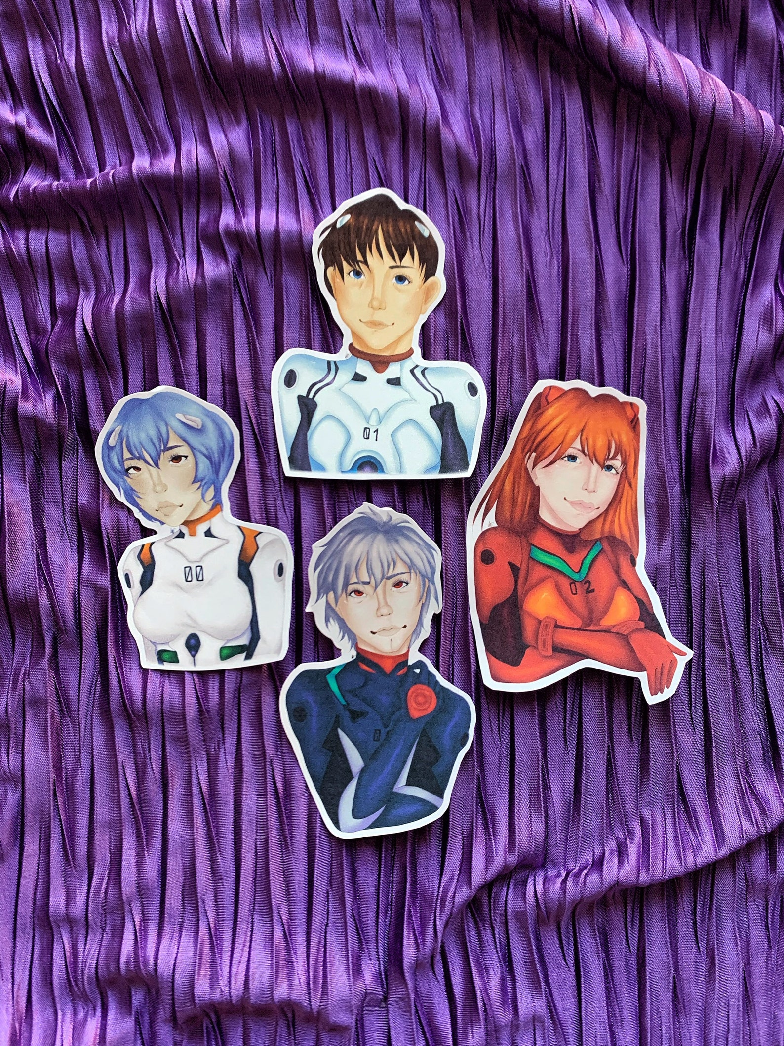 Pegatinas de Neón Génesis Evangelion Etsy