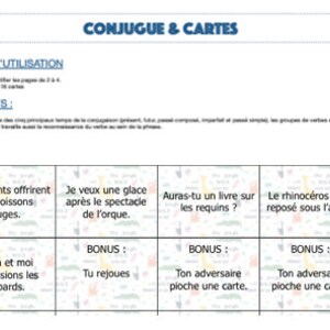 CONJUGUE & CARTES