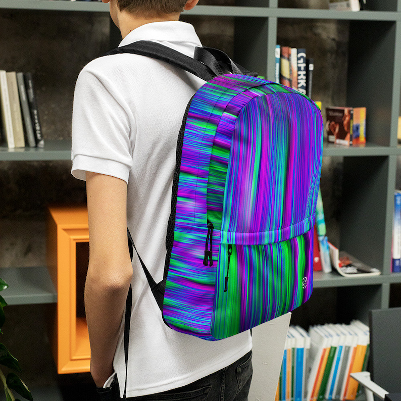 Psychedelic Laptop Backpack