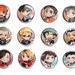 Volleyball Boys!! Anime 1.5' Pinback Buttons 
