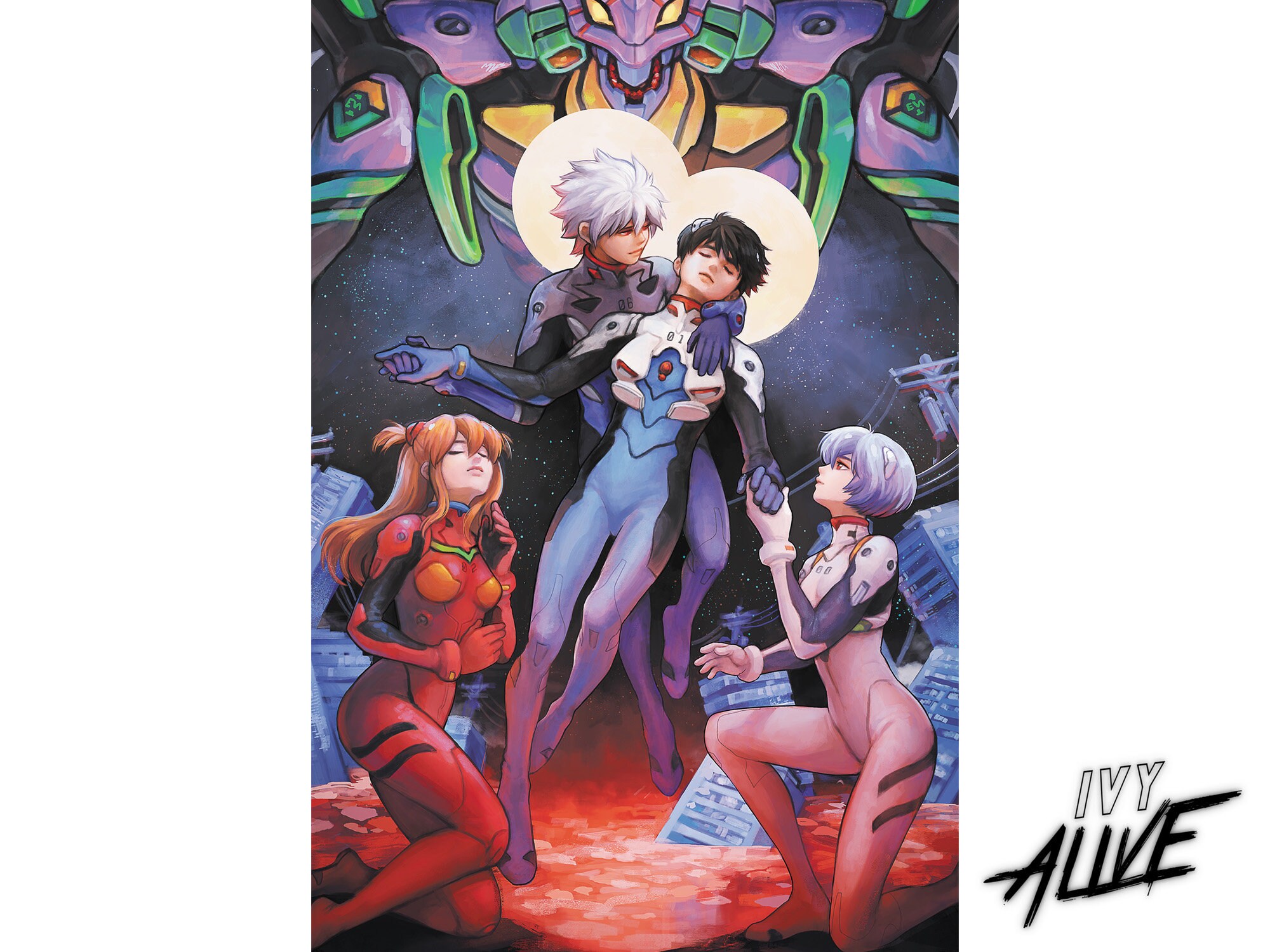 Our Angel of Sorrows Anime Wall Poster Print