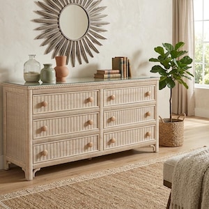 Wicker Dresser Henry Link - Etsy