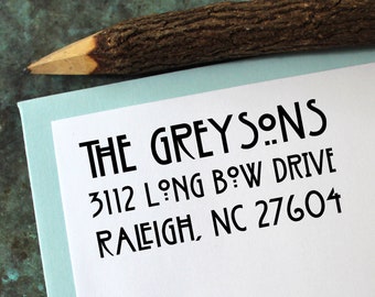 American Horror Story Return Address Stamp - Personalized Gift - Halloween - AHS - Gothic - Housewarming - Christmas - Custom - Self Inking