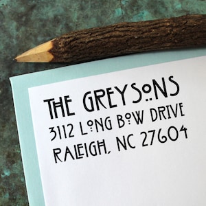 American Horror Story Return Address Stamp - Regalo personalizzato - Halloween - AHS - Gotico - Casale - Natale - Personalizzato - Self Inking
