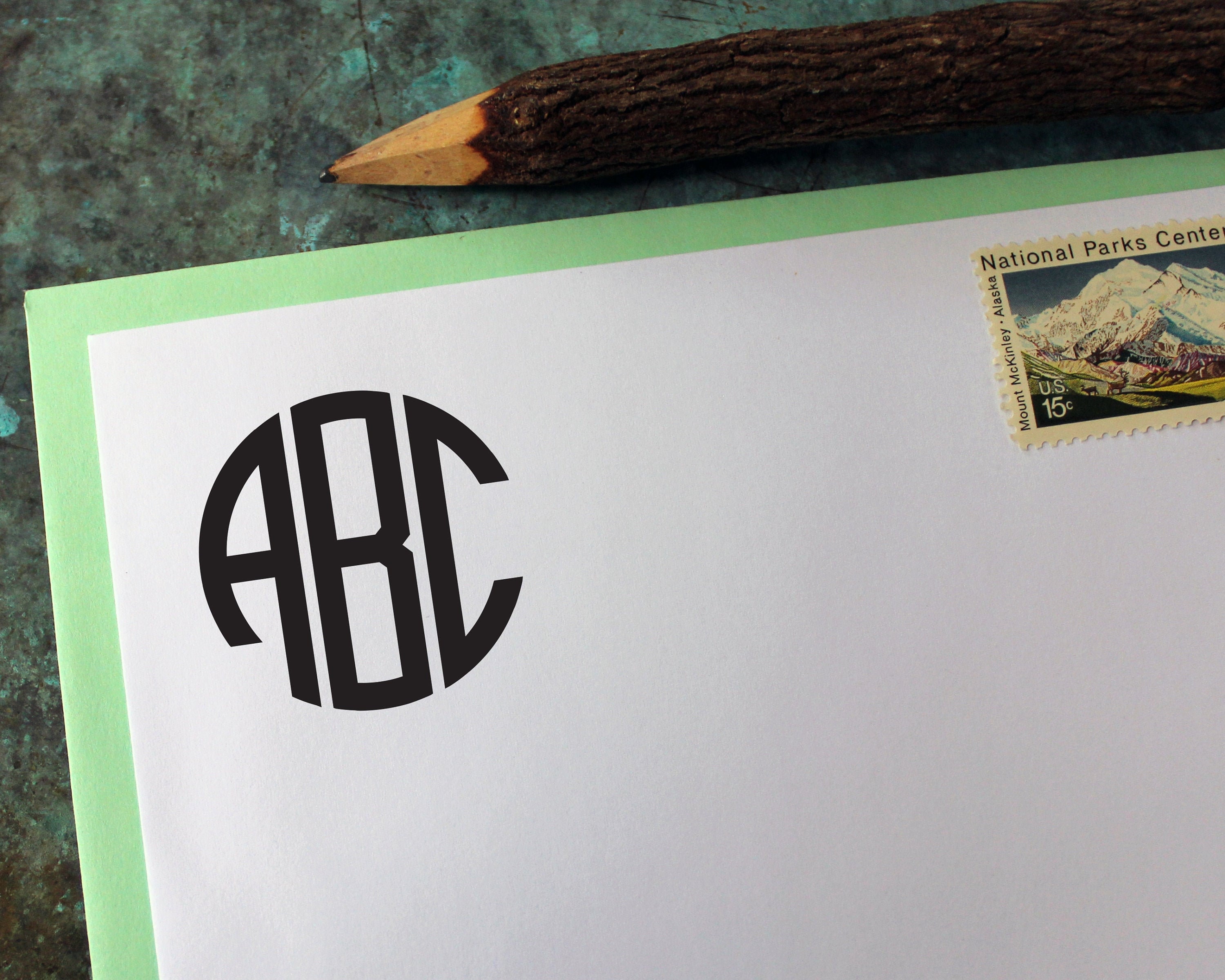 Self-Inking Custom Initial Stamp