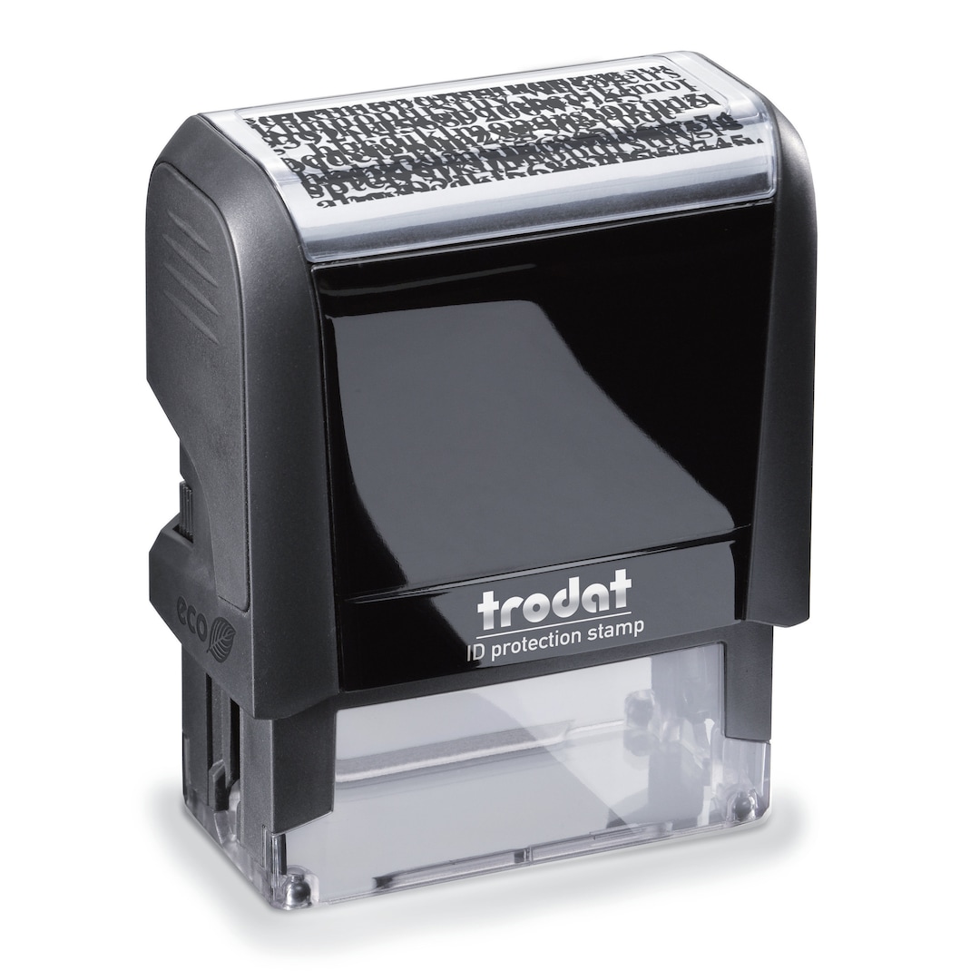 ID PROTECTION STAMP Security Self-inking Business Stamp, 5/8