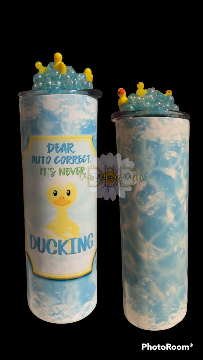 20 Oz. Duck Tumbler With Topper Etsy