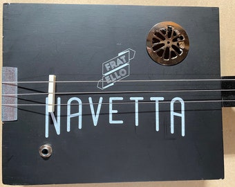 Cigar Box Guitar- Black Navetta