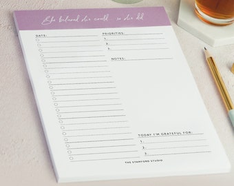 To Do List Notebook Etsy