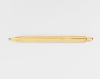 Gold Ballpoint Pen, Minimalist Pen, Gold Metal Pen, Stylish Pen, Fashion  Pen, Wedding Guestbook Pen, Gold Pen, Black Ballpoint Pen