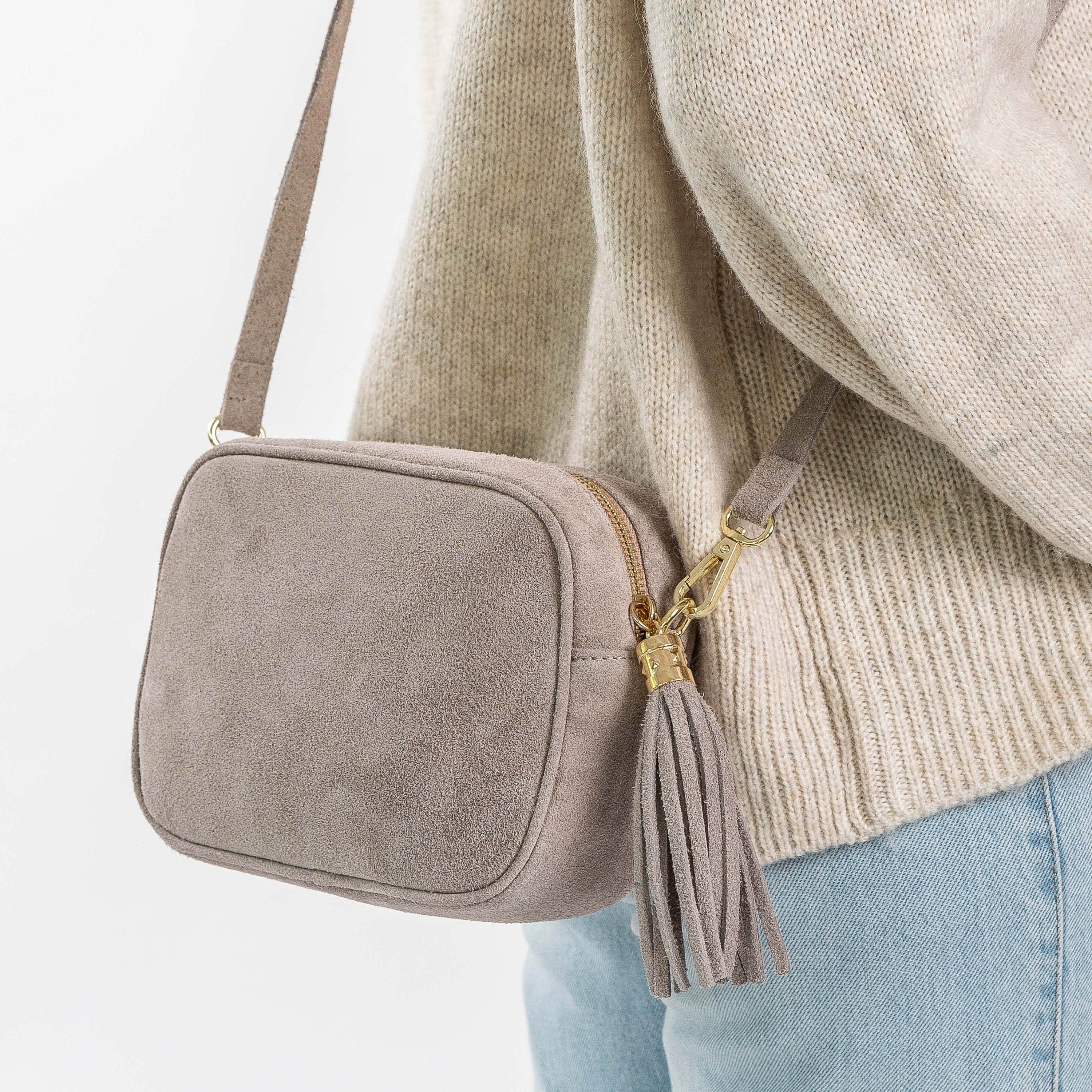 Grey Suede Bag Etsy UK