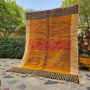 Contemporary Moroccan Rug, Shaggy area rug, Luxury handmade rug, Mrirt rug, Custom Morrocan rug, Fluffy wool rug, Terracotta rug, Teppich