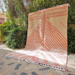 Pink Berber Carpet, Custom Moroccan rug, Rugs, Moroccan shag rug, Large area rug 9x12, Handcrafted rug, Moroccan rug 8x10, Morrocan rug pink