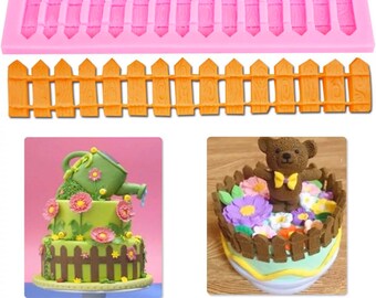 Fence Design Plastic Fondant Cutter Cake Mold Fondant DIY Decorating Tools ZB Fence Design Plastic Fondant Cutter Cake Mold Fondant DIY Decorating Tools ZB
