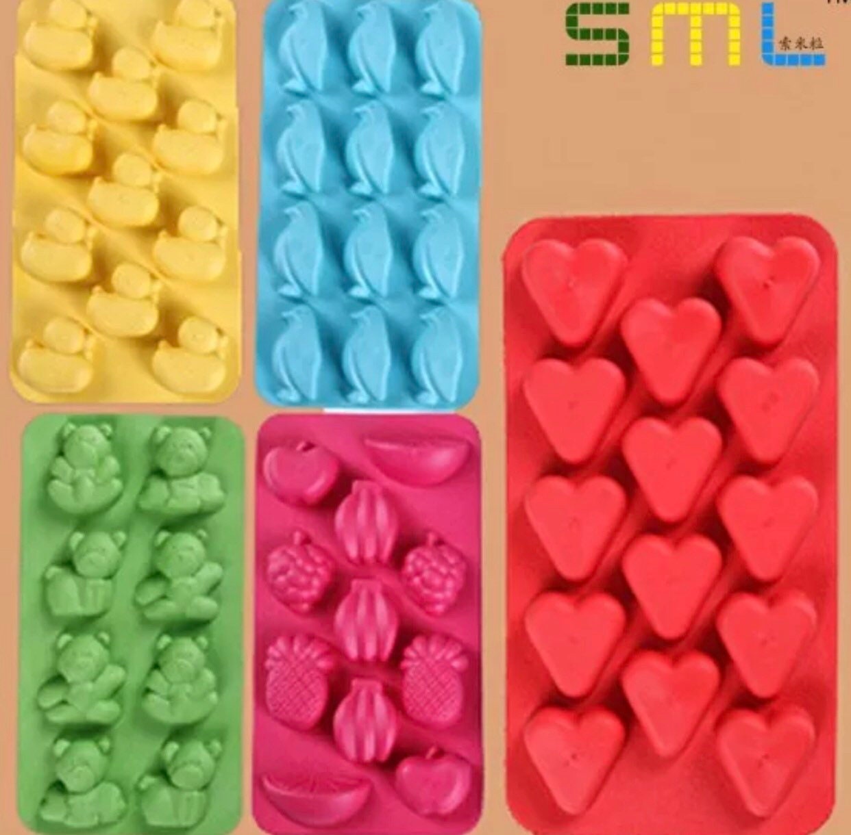 Novelty Ice Cube Tray Silicone Cubes Chocolate Moulds Candy Sweet Lolly
