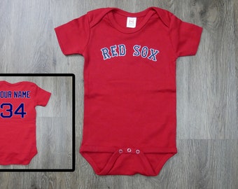 personalized infant red sox jersey