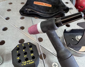 WIG-Schweißstab Wolfram Stick out Gauge Tiefen-Werkzeug, Bechergröße 4 bis 20