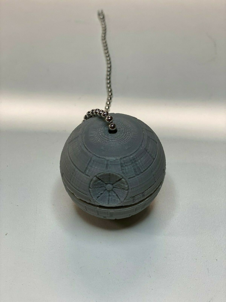 Star Wars Death Star Tree Ornament / Ceiling Fan Pull Chain – With Chain