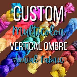 Custom Vertical Hand Dyed Aerial Silks, Ombre Silks, Aerial Hammock, Sling, Tie Dye