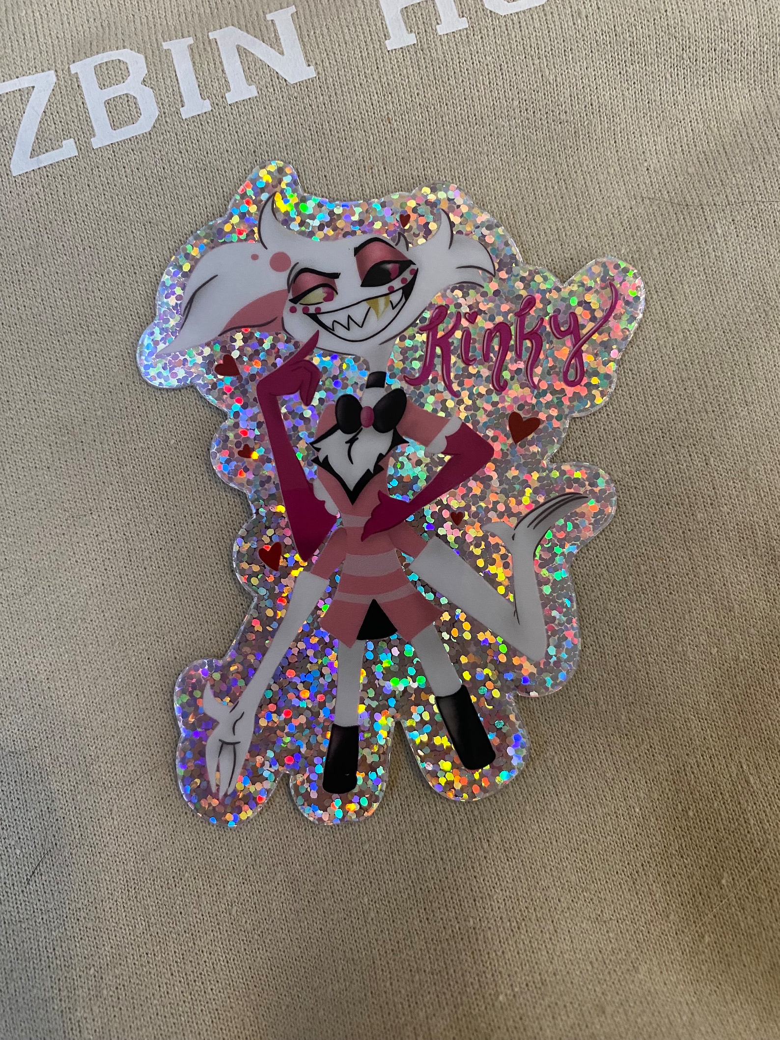 Angel Dust kinky Hazbin Hotel Sticker - Etsy