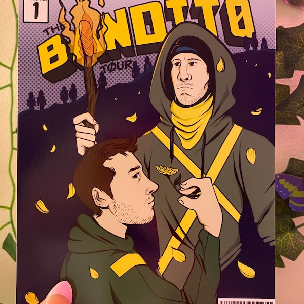 comic book style bandito print